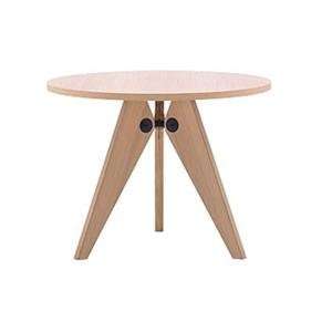   gueridon table 37.5 diameter by jean prouve for vitra
