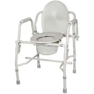  Steel Drop Arm Bedside Commode with Padded Arms   478248 