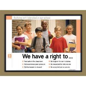  Bullying Prevention We Have A Right Framed Educational 