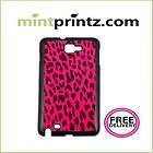 Hot Pink Leopard Pattern Wag ★ CASE Cover SAMSUNG GALAXY NOTE 