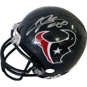 Andre Johnson Hand Signed Autographed Houston Texans Riddell Football 