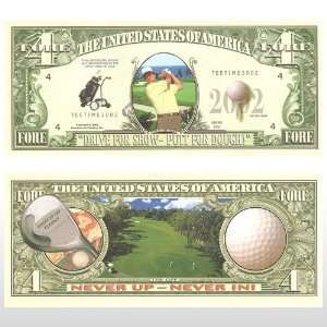  Golfing Funny Money Toys & Games