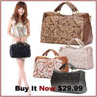 Star style bottom rivet shoulder bag lady handbag W4  