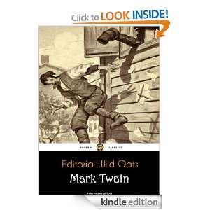 Editorial Wild Oats (Annotated) Mark Twain  Kindle Store