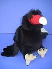 14 BLACK VULTURE BIRD RED FACE Stuffed Animal K&M Plush