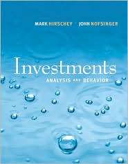 Investments Analysis and Behavior, (0073530646), Mark Hirschey 