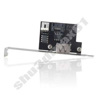 Power eSATA E SATA USB 2.0 PCIe Card HDD Adapter S1434 Features