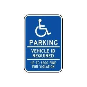 MINNESOTA) PARKING VEHICLE ID REQUIRED UP TO $200 FINE FOR VIOLATION 