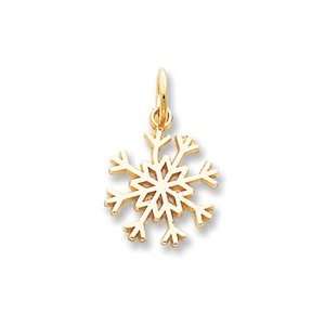  14k Snowflake Charm Jewelry