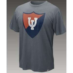   Illini Ash Vault Retro Logo Organic Vintage T shirt