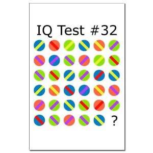 IQ Test 32 Humor Mini Poster Print by 
