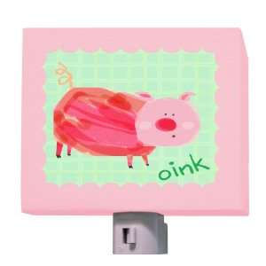   Fine Art for Kids NL612AS Pig Says Oink Night Light