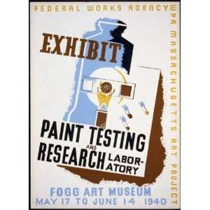   testing and research laboratory  Fogg Art Museum.