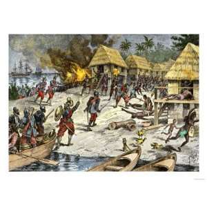  Bartholomew Columbuss Cruel Destruction of Native Villages 
