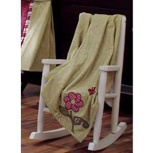  Angelica Appliqued Sherpa Blanket (30 x 40) Baby