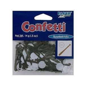  Baseball confetti, .5 oz   Case of 144 Toys & Games