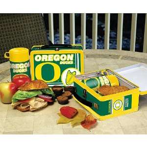  Memory Company Oregon Ducks Tin Lunch Box with Thermos 
