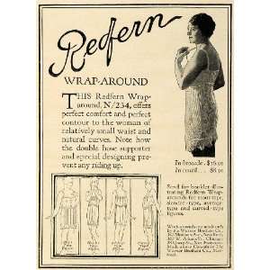  1923 Ad Warner Redfern Wrap Around Lady Slips Underwear 