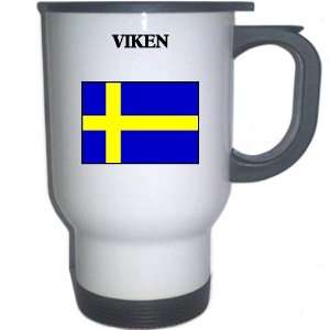  Sweden   VIKEN White Stainless Steel Mug Everything 