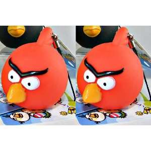  Angry Birds 1.5 Red Bird Charms, Straps or Keychains, a 