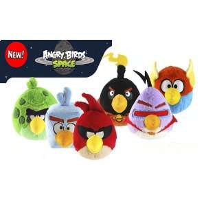  Angry Birds Space 8 Plush with Sound (Set of 6) Toys 