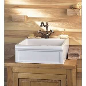 Herbeau 0420203 White Vigneron Vigneron Fireclay Vanity Top Only with 