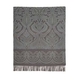  Anichini Verona Throw  Taupe/Tourmaline