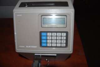 Amano MJR 7000 Working Computerized Employee Payroll Time Clock 