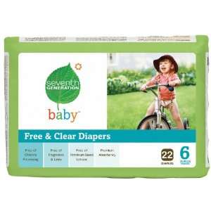   Seventh Generation   Baby Diapers Stage 6 (35+ lbs.) 22 count Baby