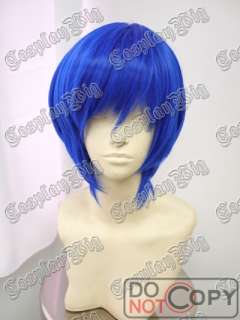VOCALOID KAITO BLUE short BOB cosplay wig   