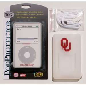 OKLAHOMA SOONERS 30G SILICONE VIDEO IPOD COVER  Sports 