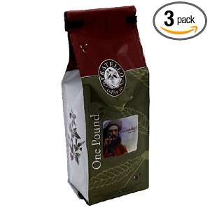 Fratello Coffee Company Gunsmoke Coffee, 16 Ounce Bag (Pack of 3)