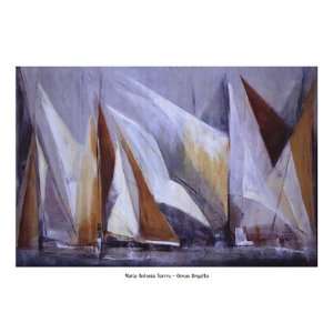 Ocean Regatta by Mara antonia Torres 39x28  Kitchen 