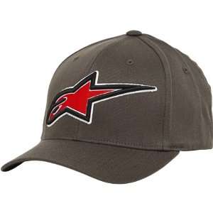 Alpinestars Brandstar Mens Flexfit Sports Wear Hat/Cap   Light Grey 