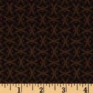  44 Wide Annekes Collection Abstract Espresso Fabric By 