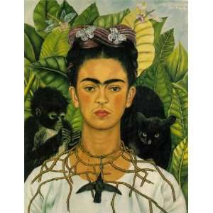  Fine Oil Painting, Frida Judy FDA06 8x10