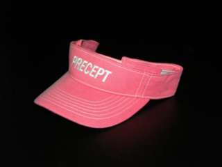 Precept Ladies Golf Visor New Golf Visor Pink/White  