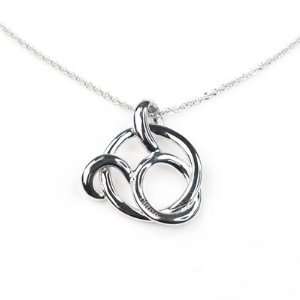 Bling Bling Platinum Plated 925 Silver Taurus Zodiac Symbol Necklace 