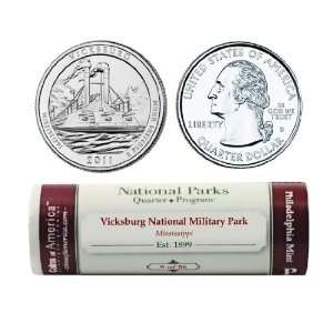 Vicksburg National Parks Quarters P Mint Roll Everything 