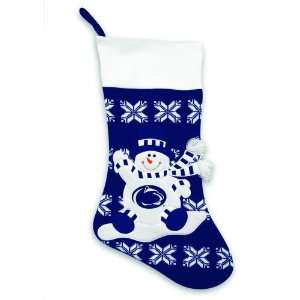  24 NCAA Penn State Nittany Lions Knit Snowman and 