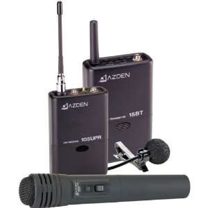  Wireless UHF Lavalier and Hand Held Microphone System 