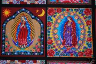 826RC12 Our Lady of Guadalupe Rubin Quilt Cotton Fabric  
