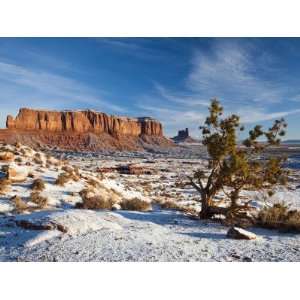  in the Snow, Monument Valley Navajo Tribal Park, Arizona, USA Travel 