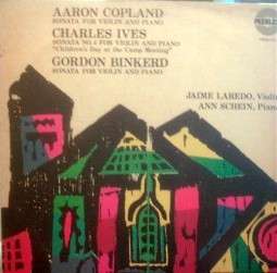 JAIME LAREDO/copeland violin/ sonata/ uk lp  