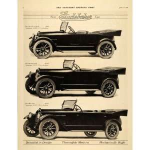  1918 Ad Studebaker Motor Cars Light Four Big Six Models 