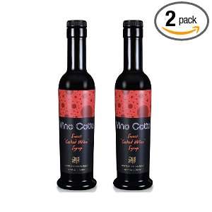 Vino Cotto Sweet Cooked Wine Surup   Mosto Cotto  Two 8 Ounce Bottles 