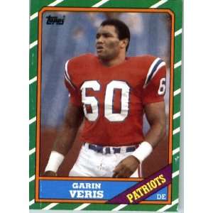  1986 Topps # 38 Garin Veris New England Patriots Football 
