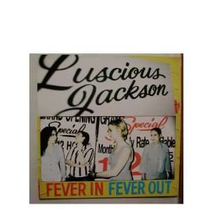Luscious Jackson Poster Flat 2 Sided