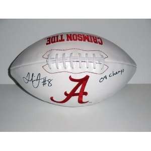  Julio Jones Signed Football   Alabama   Autographed 