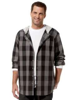  555 Turnpike Big & Tall Buffalo Plaid Hoodie Clothing